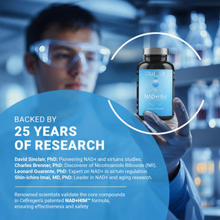 NAD+HIM® 90 Capsules |Boost Testosterone, NAD+, Stem Cell Health & Glutathione for Vitality, Energy, and Performance Cellregen